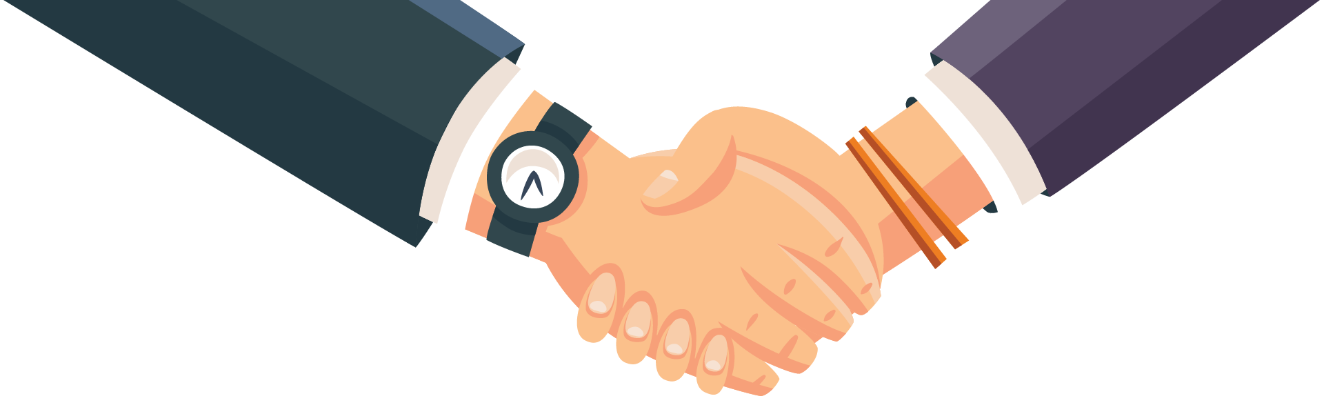 immagine stretta di mano